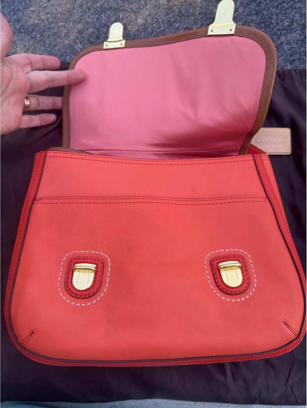 new old stock Coach NWT Early 2010s retro style Poppy Dylan - Picture 5 of 7